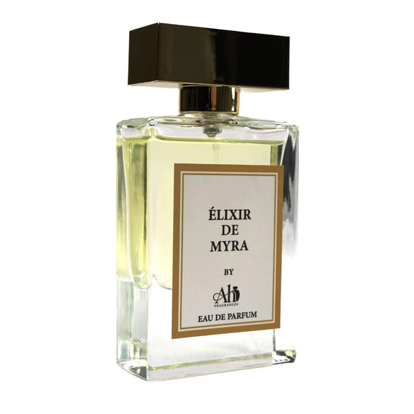 Elixir De Myra, a recreation of the discontinued Dior Rouge Trafalgar, photographed on a pale background